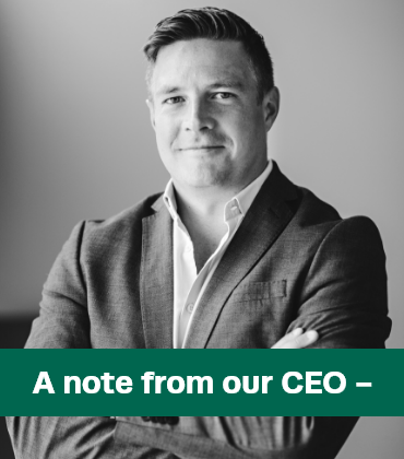 a note from our ceo
